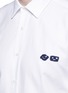 Detail View - Click To Enlarge - ALTEA - Face patch cotton Oxford shirt