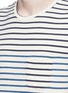 Detail View - Click To Enlarge - ALTEA - Stripe chest pocket T-shirt