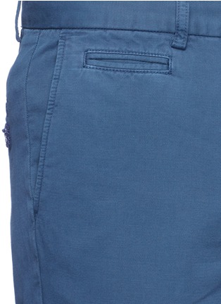 Detail View - Click To Enlarge - ALTEA - Face patch gabardine Bermuda shorts