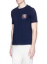 Front View - Click To Enlarge - ALTEA - Knit pocket cotton T-shirt