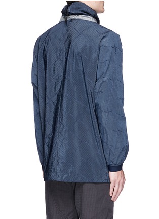 Back View - Click To Enlarge - STONE ISLAND - House Check jacquard anorak