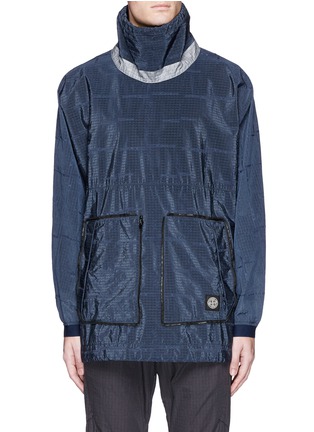 Main View - Click To Enlarge - STONE ISLAND - House Check jacquard anorak