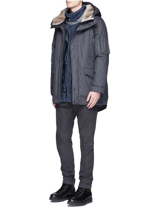 Figure View - Click To Enlarge - STONE ISLAND - House Check jacquard anorak