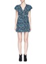 Main View - Click To Enlarge - TOPSHOP - Floral garden print wrap front dress