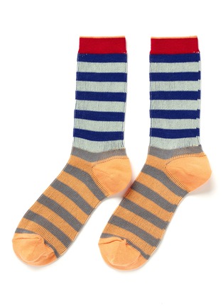 Main View - Click To Enlarge - HANSEL FROM BASEL - Stripe crew socks