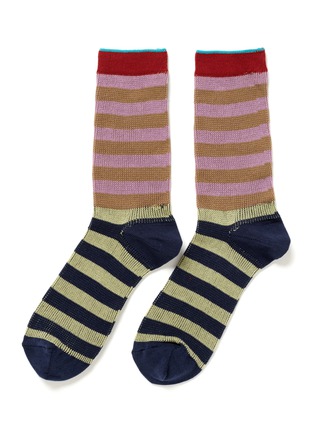 Main View - Click To Enlarge - HANSEL FROM BASEL - Stripe crew socks