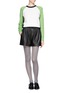Figure View - Click To Enlarge - HANSEL FROM BASEL - Silk rib tights