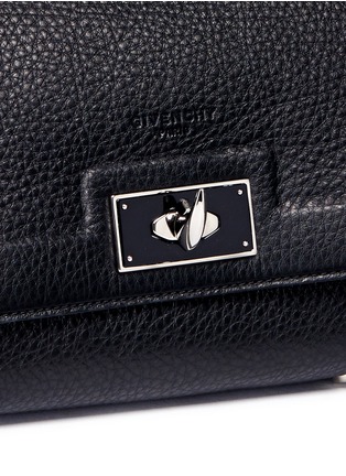 Detail View - Click To Enlarge - GIVENCHY - 'Shark' mini waxy leather bag