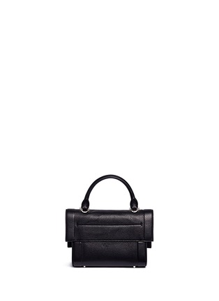 Back View - Click To Enlarge - GIVENCHY - 'Shark' mini waxy leather bag