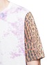 Detail View - Click To Enlarge - SAINT LAURENT - Leopard print tie dye effect T-shirt