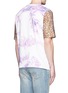 Back View - Click To Enlarge - SAINT LAURENT - Leopard print tie dye effect T-shirt