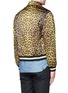 Back View - Click To Enlarge - SAINT LAURENT - Stud leopard print Harrington jacket