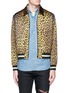 Main View - Click To Enlarge - SAINT LAURENT - Stud leopard print Harrington jacket