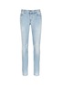 Main View - Click To Enlarge - SAINT LAURENT - Repaired knee patch distressed skinny jeans