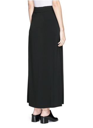 Back View - Click To Enlarge - HELMUT LANG - Raw edge maxi skirt
