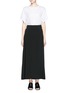 Figure View - Click To Enlarge - HELMUT LANG - Raw edge maxi skirt