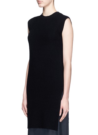 Front View - Click To Enlarge - HELMUT LANG - Wool-cashmere knit tunic