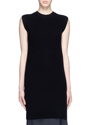 Main View - Click To Enlarge - HELMUT LANG - Wool-cashmere knit tunic