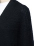 Detail View - Click To Enlarge - HELMUT LANG - Wide sleeve cashmere-cotton long cardigan