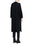 Back View - Click To Enlarge - HELMUT LANG - Wide sleeve cashmere-cotton long cardigan