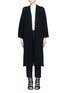Main View - Click To Enlarge - HELMUT LANG - Wide sleeve cashmere-cotton long cardigan