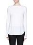 Main View - Click To Enlarge - HELMUT LANG - Cotton-cashmere jersey T-shirt