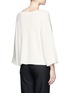 Back View - Click To Enlarge - HELMUT LANG - Wide sleeve cashmere-cotton sweater