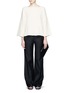 Figure View - Click To Enlarge - HELMUT LANG - Wide sleeve cashmere-cotton sweater