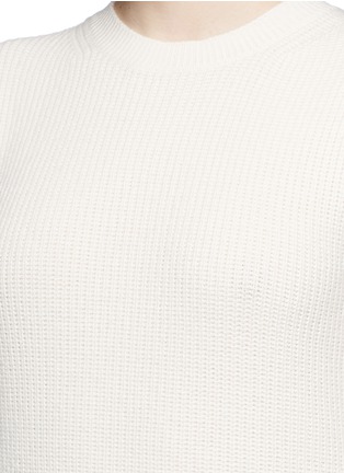 Detail View - Click To Enlarge - HELMUT LANG - Wool-cashmere knit tunic