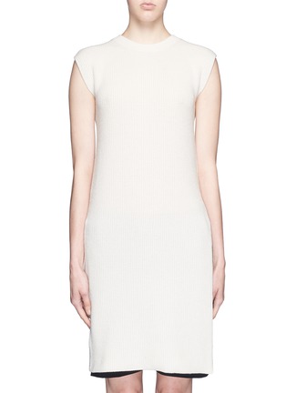 Main View - Click To Enlarge - HELMUT LANG - Wool-cashmere knit tunic