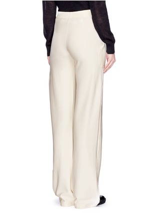 Back View - Click To Enlarge - HELMUT LANG - French terry wide leg pants