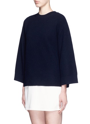 Front View - Click To Enlarge - HELMUT LANG - Wool-cashmere sweater