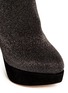Detail View - Click To Enlarge - CHARLOTTE OLYMPIA - 'More is More' glitter stocking thigh high boots