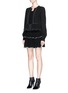 Figure View - Click To Enlarge - ISABEL MARANT - 'Waida' Fortuny pleat cotton crepe skirt