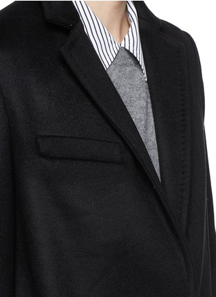 Detail View - Click To Enlarge - ISABEL MARANT - 'Carlen' slim fit wool-cashmere felt coat