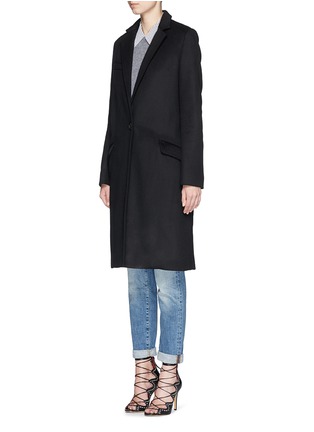 Front View - Click To Enlarge - ISABEL MARANT - 'Carlen' slim fit wool-cashmere felt coat