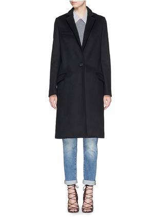 Main View - Click To Enlarge - ISABEL MARANT - 'Carlen' slim fit wool-cashmere felt coat