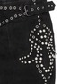 Detail View - Click To Enlarge - ISABEL MARANT - 'Eddie' stud motif stretch suede leggings