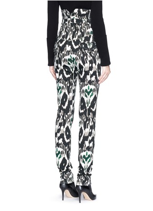 Back View - Click To Enlarge - ISABEL MARANT - 'Nephi' ikat print high waist jeans