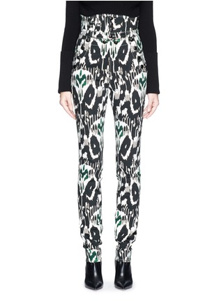 Main View - Click To Enlarge - ISABEL MARANT - 'Nephi' ikat print high waist jeans
