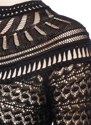 Detail View - Click To Enlarge - ISABEL MARANT - 'Drewitt' cotton crochet top