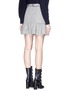 Back View - Click To Enlarge - ISABEL MARANT - 'Kern' pleat front wool felt flare skirt
