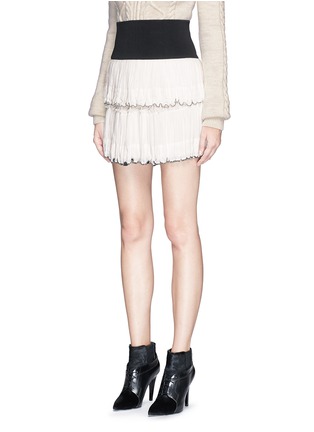 Front View - Click To Enlarge - ISABEL MARANT - 'Roscoe' two-way pleat skirt