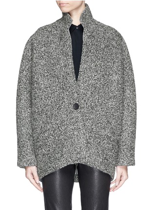 Main View - Click To Enlarge - ISABEL MARANT - 'Diesty' oversize bouclé coat
