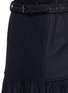 Detail View - Click To Enlarge - ISABEL MARANT - 'Kern' pleat front wool felt flare skirt