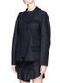 Front View - Click To Enlarge - ISABEL MARANT - 'Fenton' oversize raised seam wool coat