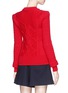 Back View - Click To Enlarge - ISABEL MARANT - 'Dustin' button shoulder cable knit sweater