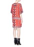 Back View - Click To Enlarge - ISABEL MARANT - 'Sully' tile print voile tunic
