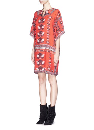 Front View - Click To Enlarge - ISABEL MARANT - 'Sully' tile print voile tunic