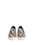 Figure View - Click To Enlarge - MICHAEL KORS - 'Kyle' colourblock snake effect leather slip-ons